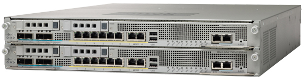 ASA 5585-X chassis with SSP-20, SSP-40, and SSP-60